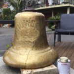This bronze bell restored and protected with Everbrite