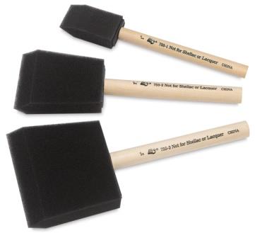 Sponge brushes to apply Everbrite Coating