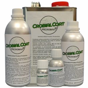 CrobialCoat coating with Microban technology to fight surface bacteria