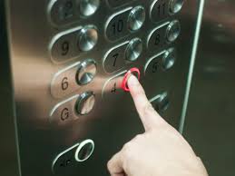 Highly touched items like metal lift buttons can be coated with CrobialCoat to inhibit bacterial growth