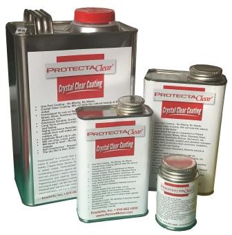 ProtectaClear coating comes in in different size cans