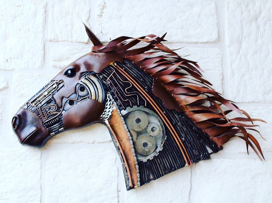 Rusted horse
